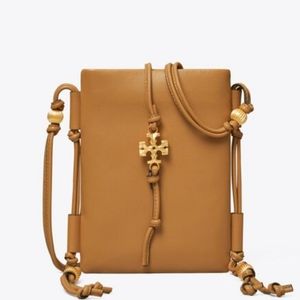 Tory Burch Beaded Strap soft phone bag